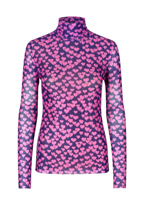 Kobycras Blouse Heartbeats Purple