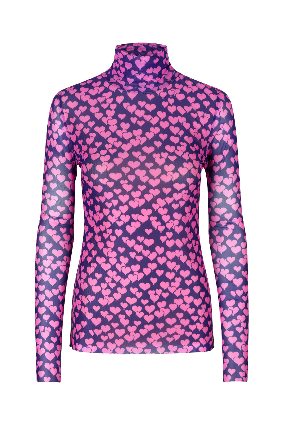 Kobycras Blouse Heartbeats Purple